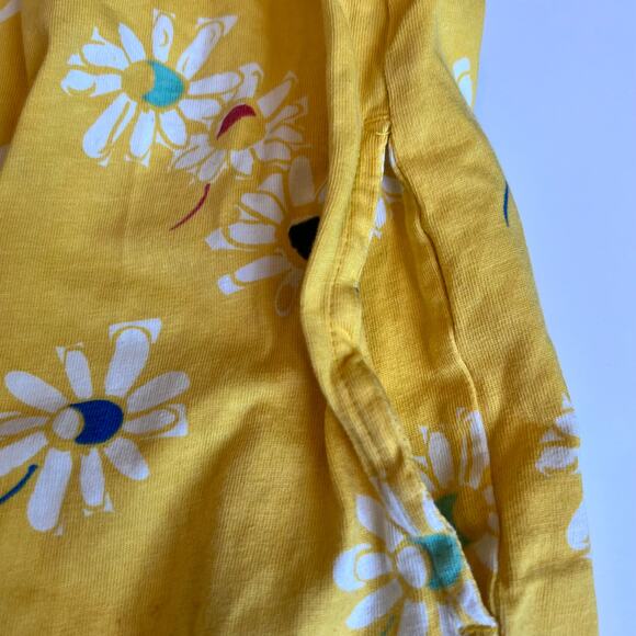 Hanna Andersson Yellow Floral Knit-Dress 130cm - Picture 4 of 6